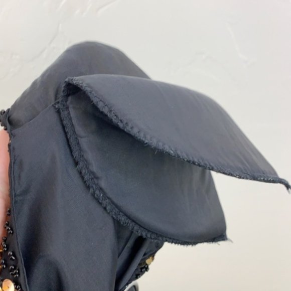 Vintage Handmade Sequin Beaded Butterfly Top M - Picture 6 of 6